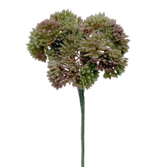 8" Pink & Green Sedum Pick by Ashland®
